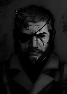 Big Boss Portrait - Metal Gear Solid