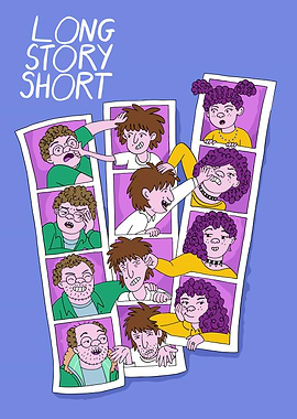 Long Story Short Cartoon Photo Strip
