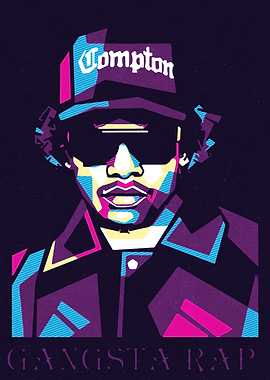 Eazy-E Compton Gangsta Rap Portrait