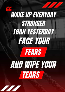 Rise Stronger Each Day – Motivational Strength