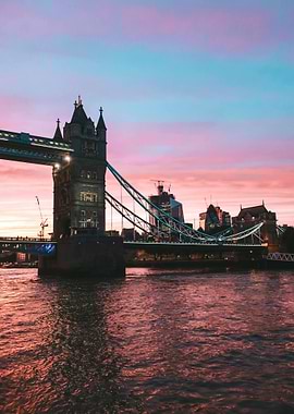 Tower Bridge at Sunset, London