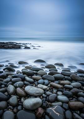 Rocky Beach with Ocean View