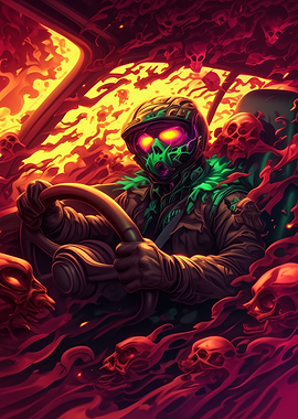 Driver in Hellish Car Ride