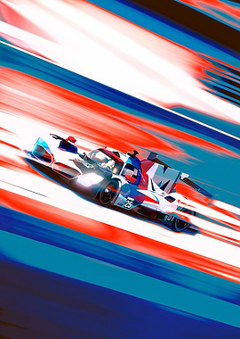 Racing Car On Track - Motion Series 03