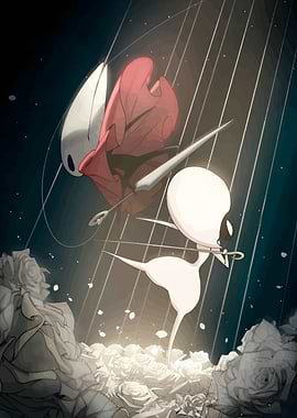 Hollow Knight: Hornet and The Knight