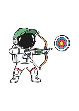 Astronaut Archer Cartoon