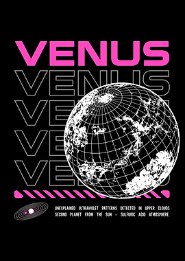 Venus Planet Graphic Design