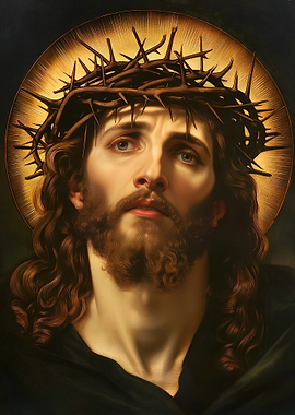 Jesus Christ with Crown of Thorns