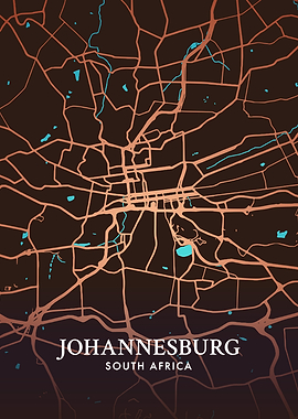 Johannesburg City Map
