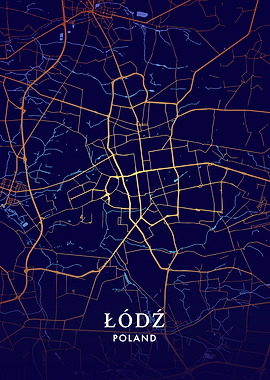 Lodz City Map