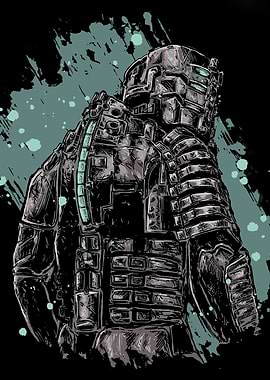 Dead Space Isaac Clarke Illustration