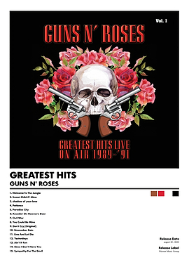 Guns N' Roses Greatest Hits Album