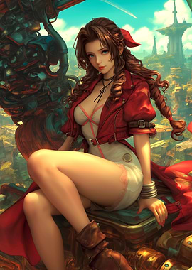 Aerith Gainsborough in Midgar