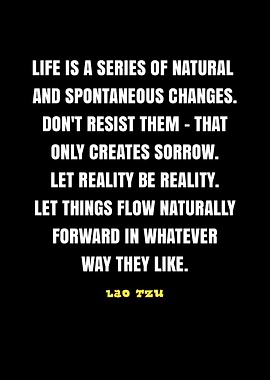 Lao Tzu Quote on Life Changes