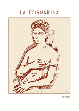 La Fornarina by Raphael