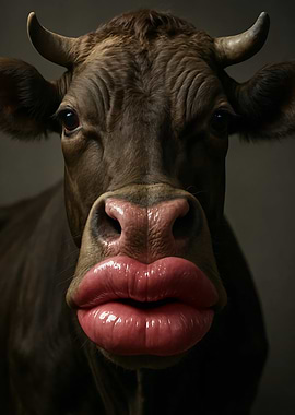 Cow with Lipstick