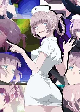 Anime Nurse Girl with Braids