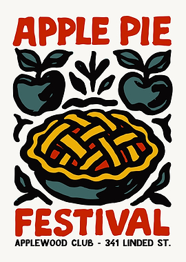 Apple Pie Festival Poster