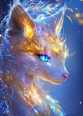 Celestial Fox Portrait