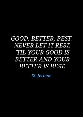 Inspirational Quote by St. Jerome
