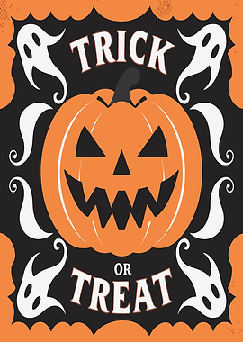Halloween Trick or Treat Poster