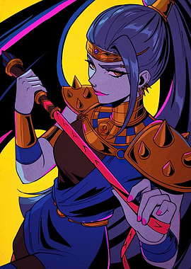 Hades Game Character Illustration