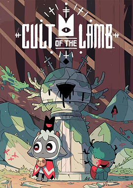 Cult of the Lamb Crying at forrest