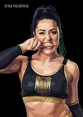 Lyra Valkyria Portrait pop art