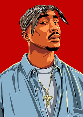 Tupac Shakur Portrait