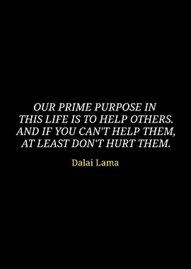 Dalai Lama Quote: Help Others