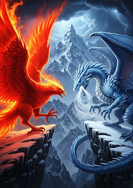 Phoenix versus Dragon Mountain Peaks