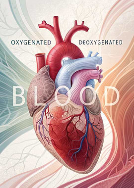 Human Heart Anatomy Illustration