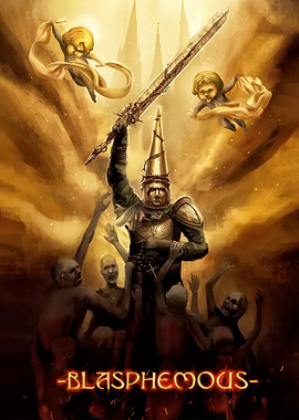 Blasphemous game character art