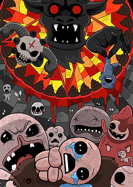 The Binding of Isaac Game Art