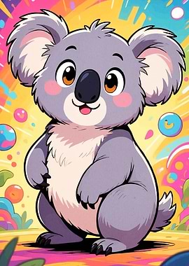 Koala Colorful Animal