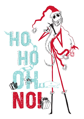 Jack Skellington as Sandy Claws