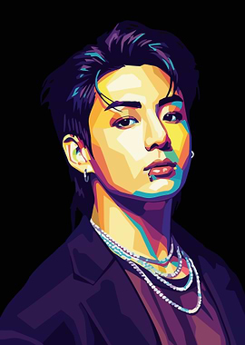 Jungkook Portrait Pop Art