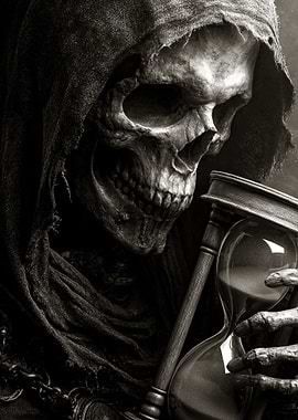 Grim Reaper with Hourglass