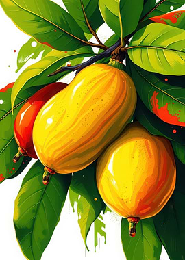 Lucuma Fruit Still Life