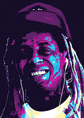 Lil Wayne Pop Art Portrait