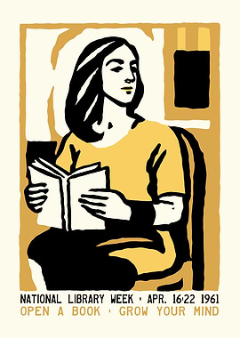 National Library Week 1961 Poster