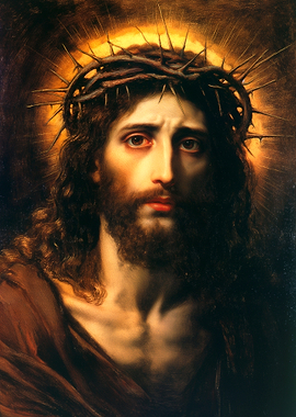 Jesus Christ with Crown of Thorns