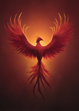 Fiery Phoenix Rising