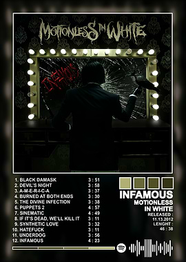 Motionless In White - Infamous Album Cover