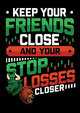 Funny Stock Trader Quote Stop Losses Stockmarket Trading