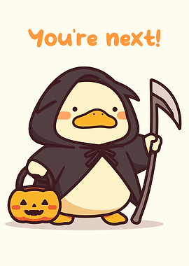 Duck Grim Reaper Halloween