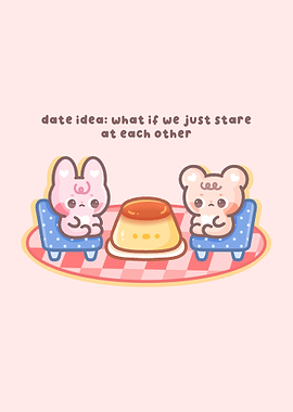 Cute Date Idea with Bunny and Bear