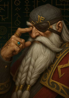 Dwarf Portrait with Eye Patch