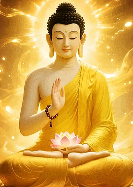 Buddha Meditation Lotus Flower