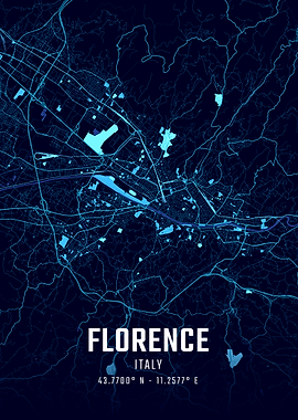 Florence Midnight City Map